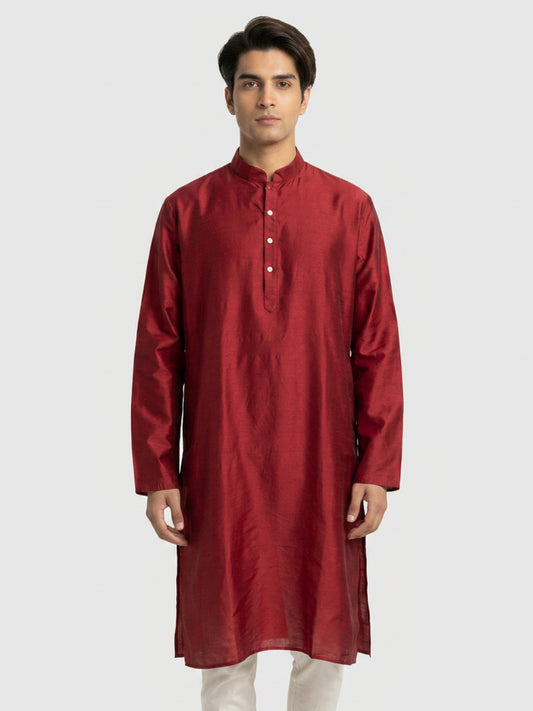 Ethnix By Raymond Maroon Kurta