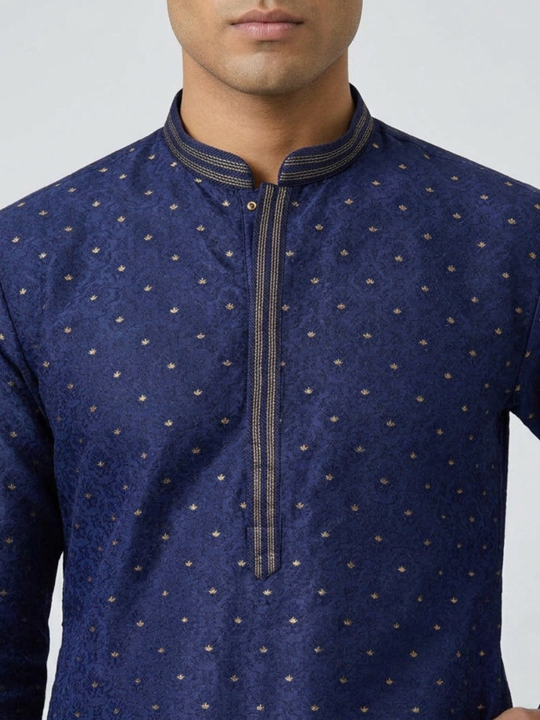 Sanman Ethnix By Raymond Orange Kurta