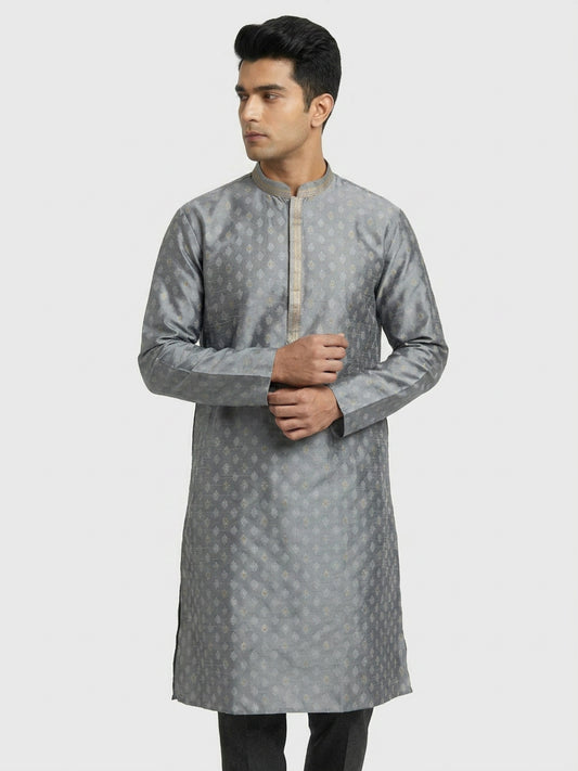 Sanman Ethnix By Raymond Orange Kurta