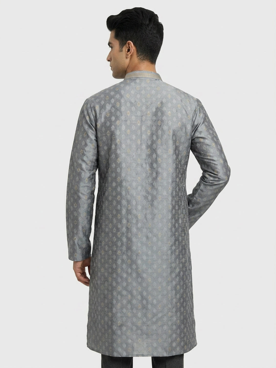 Sanman Ethnix By Raymond Orange Kurta