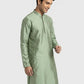 Sanman Ethnix By Raymond Orange Kurta