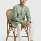 Sanman Ethnix By Raymond Orange Kurta