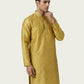 Sanman Ethnix By Raymond Orange Kurta