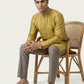 Sanman Ethnix By Raymond Orange Kurta