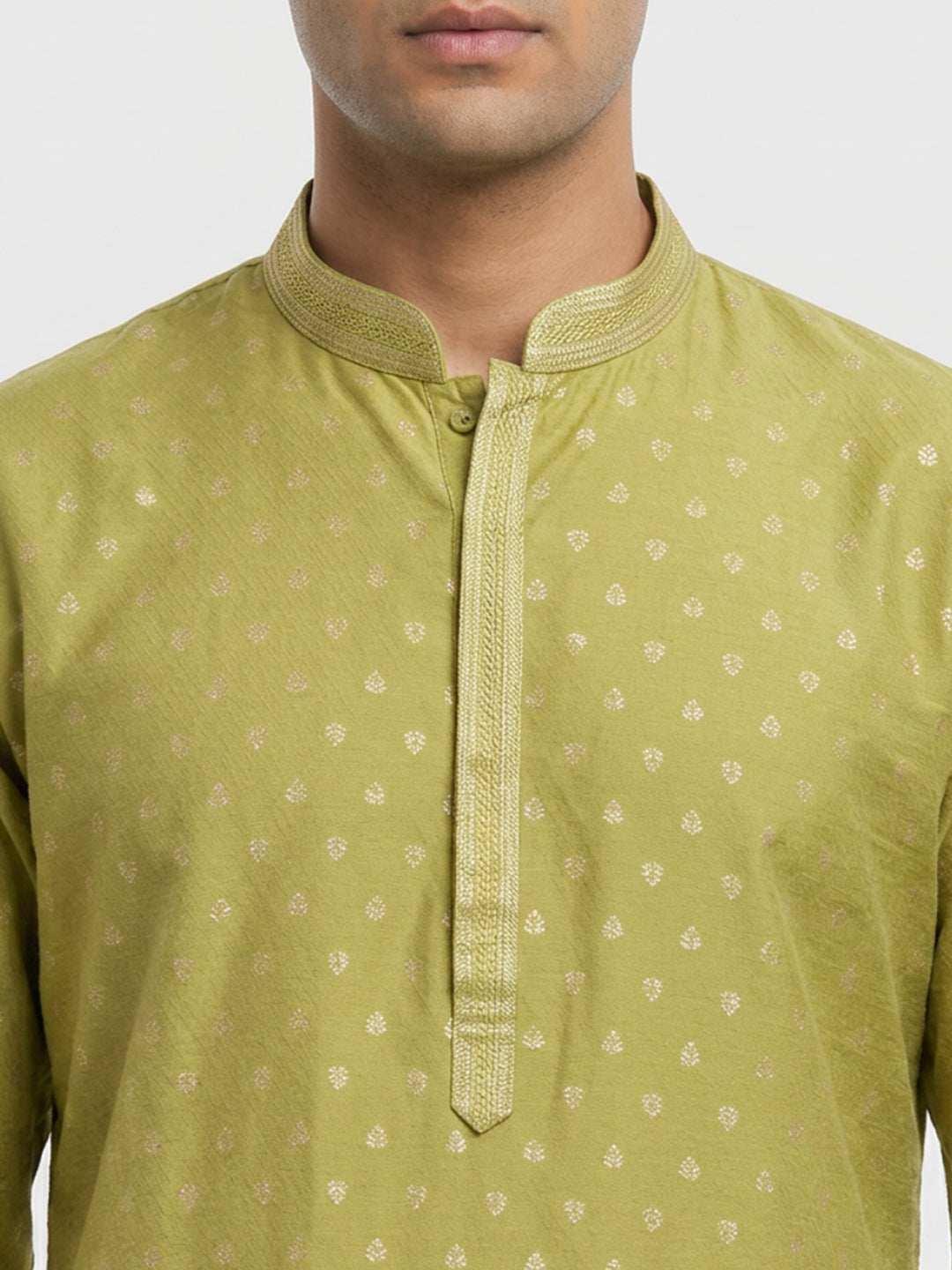 Sanman Ethnix By Raymond Orange Kurta
