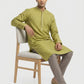Sanman Ethnix By Raymond Orange Kurta