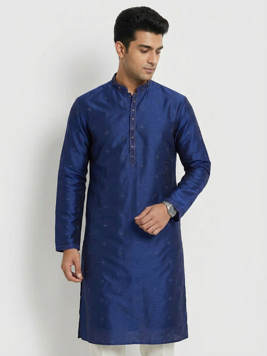 Sanman Ethnix By Raymond Orange Kurta