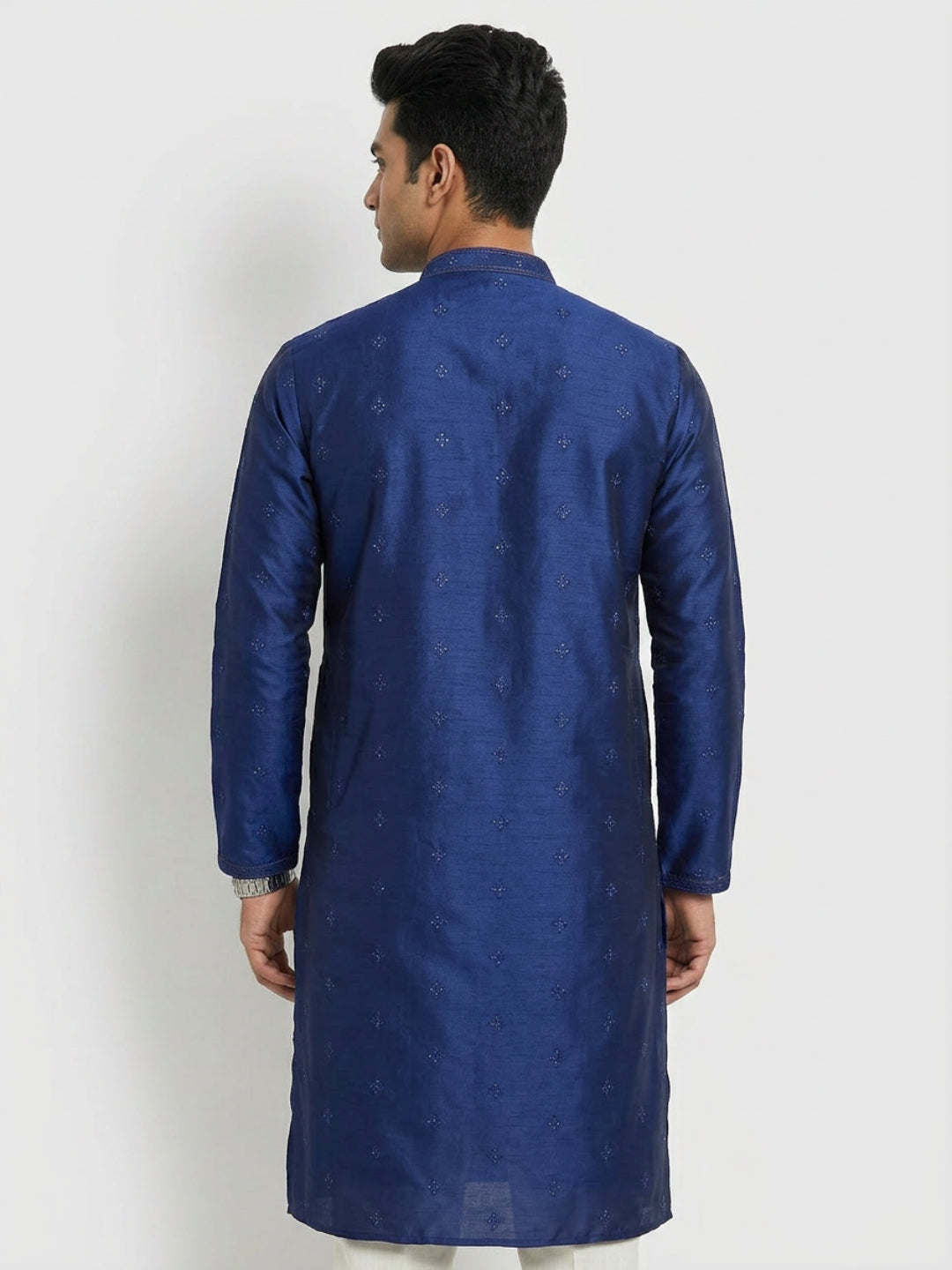 Sanman Ethnix By Raymond Orange Kurta