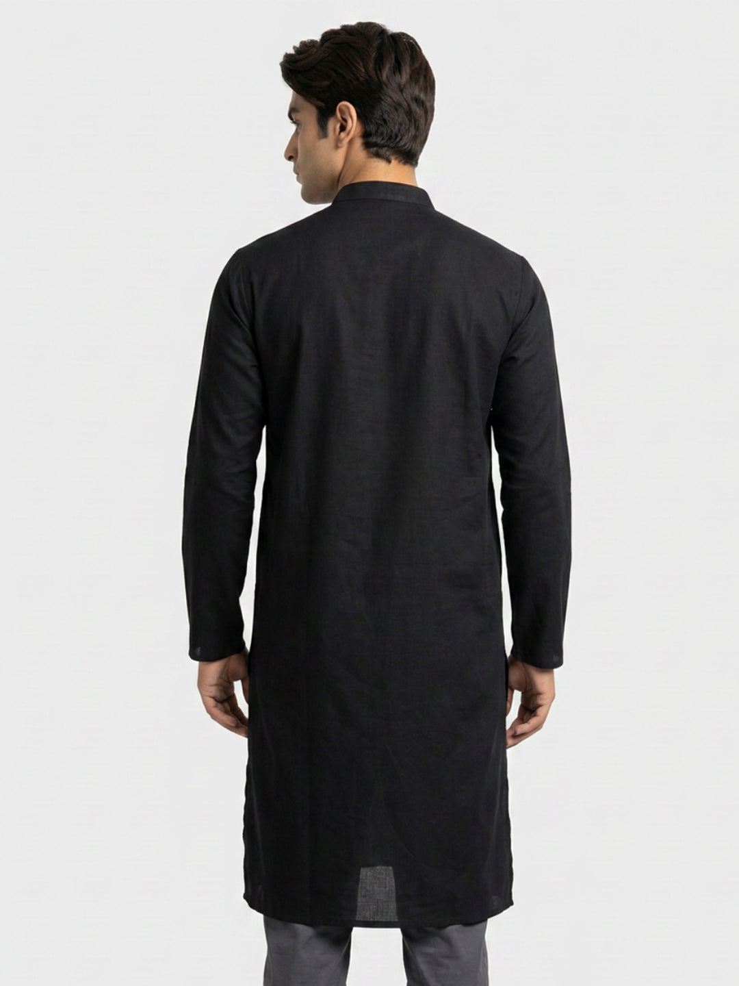 Sanman Ethnix By Raymond Orange Kurta