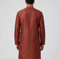 Sanman Ethnix By Raymond Orange Kurta