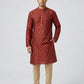 Sanman Ethnix By Raymond Orange Kurta