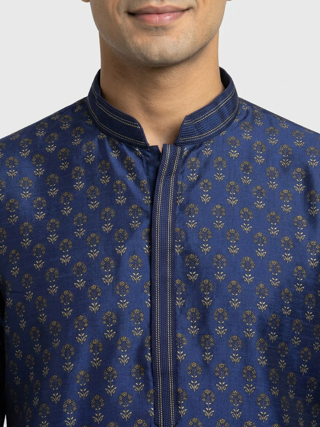 Sanman Ethnix By Raymond Orange Kurta