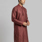 Sanman Ethnix By Raymond Orange Kurta