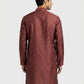 Sanman Ethnix By Raymond Orange Kurta