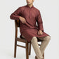 Sanman Ethnix By Raymond Orange Kurta