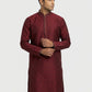 Sanman Ethnix By Raymond Orange Kurta