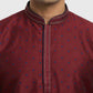 Sanman Ethnix By Raymond Orange Kurta
