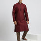 Sanman Ethnix By Raymond Orange Kurta