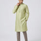 Sanman Ethnix By Raymond Orange Kurta