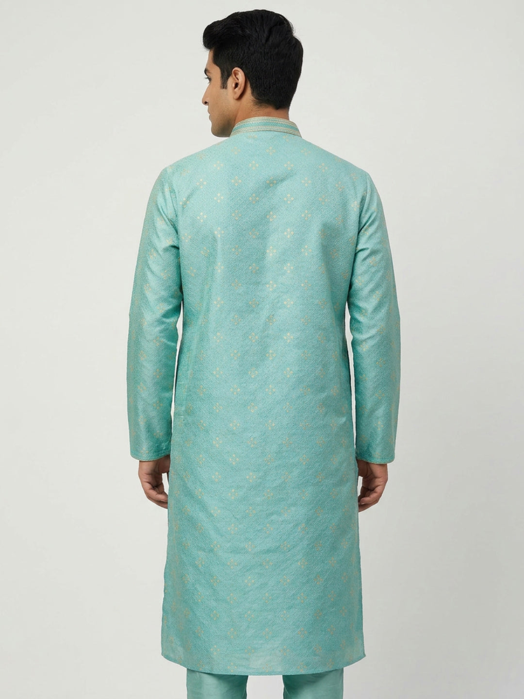 Sanman Ethnix By Raymond Orange Kurta