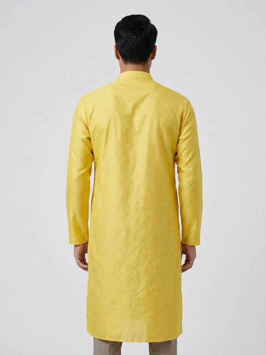 Sanman Ethnix By Raymond Orange Kurta