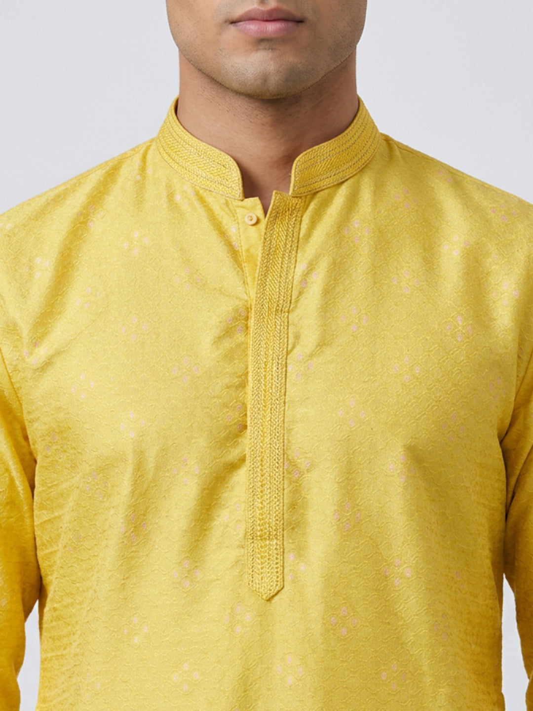Sanman Ethnix By Raymond Orange Kurta
