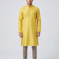 Sanman Ethnix By Raymond Orange Kurta