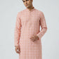 Sanman Ethnix By Raymond Orange Kurta