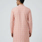 Sanman Ethnix By Raymond Orange Kurta