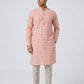 Sanman Ethnix By Raymond Orange Kurta