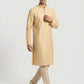 Sanman Ethnix By Raymond Orange Kurta