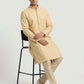 Sanman Ethnix By Raymond Orange Kurta