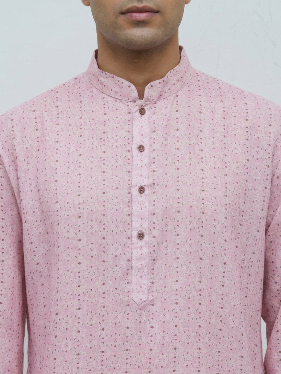 Sanman Ethnix By Raymond Orange Kurta