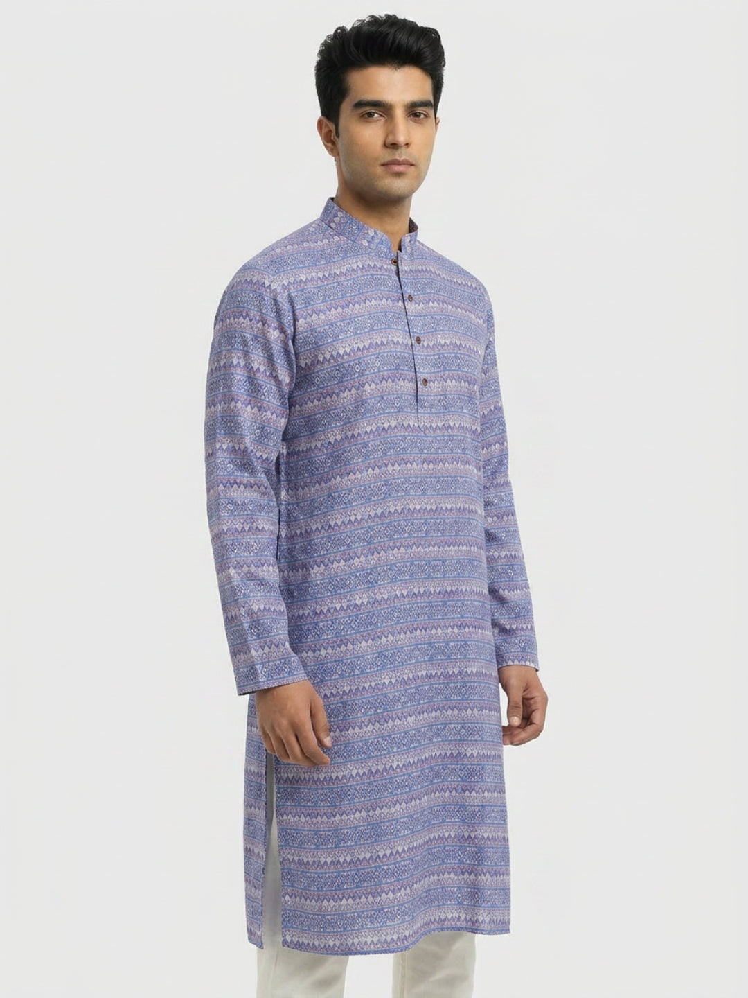 Sanman Ethnix By Raymond Orange Kurta
