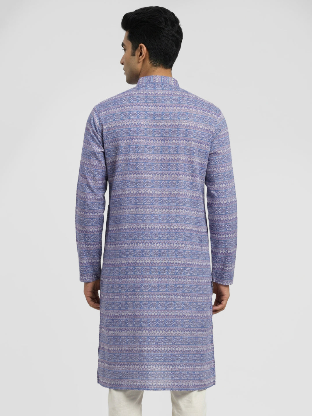 Sanman Ethnix By Raymond Orange Kurta