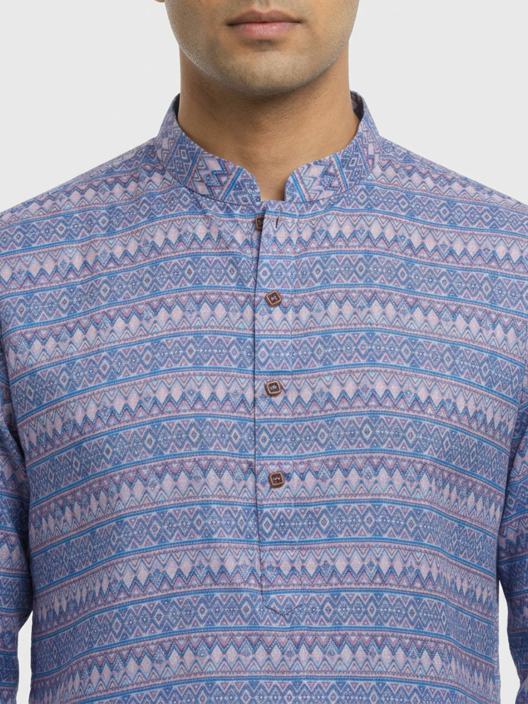 Sanman Ethnix By Raymond Orange Kurta
