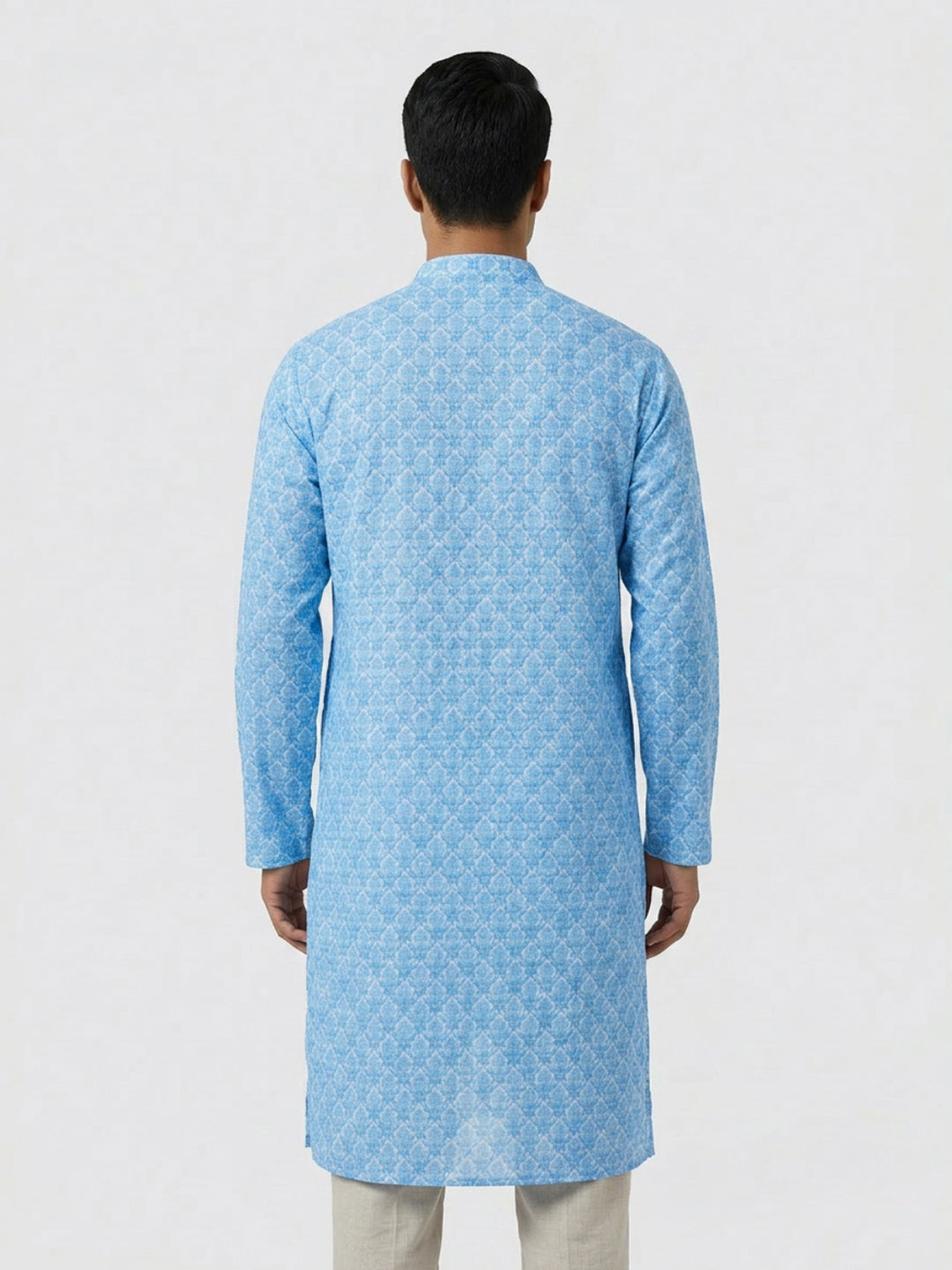 Sanman Ethnix By Raymond Orange Kurta