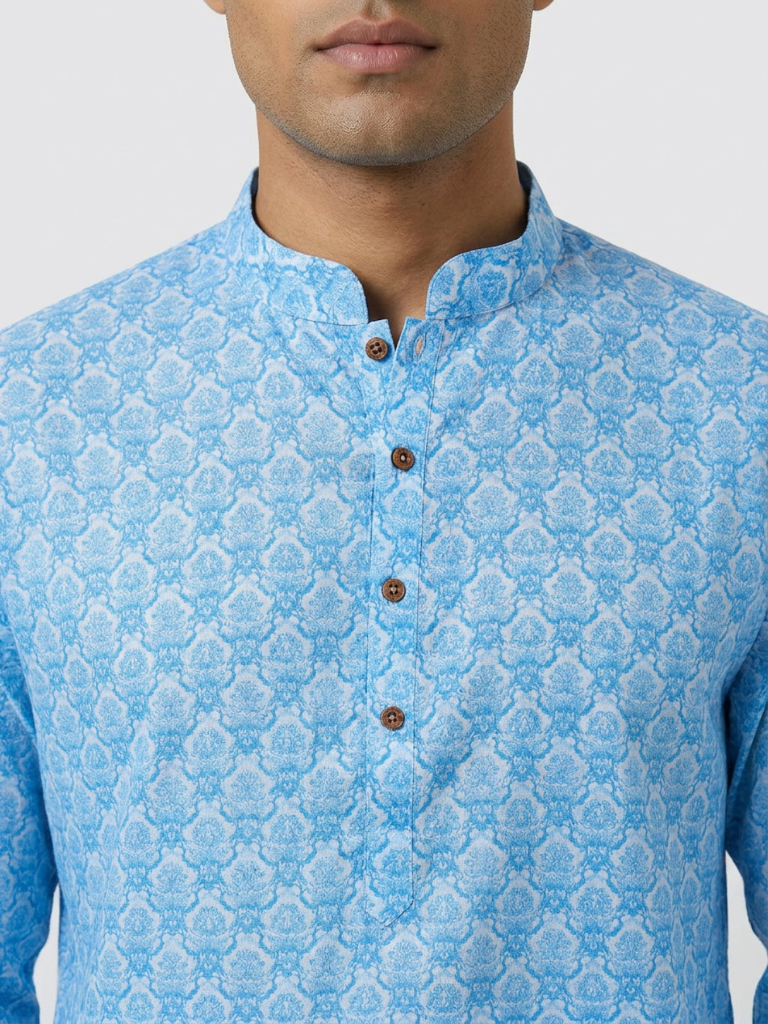 Sanman Ethnix By Raymond Orange Kurta