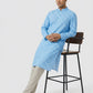 Sanman Ethnix By Raymond Orange Kurta