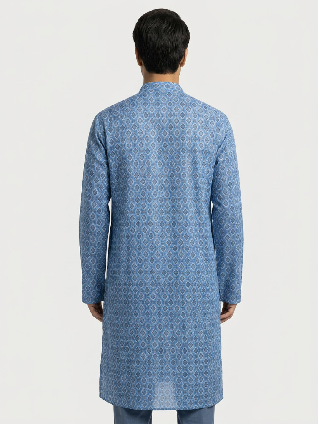 Sanman Ethnix By Raymond Orange Kurta