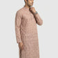 Sanman Ethnix By Raymond Orange Kurta