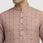 Sanman Ethnix By Raymond Orange Kurta