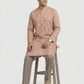 Sanman Ethnix By Raymond Orange Kurta