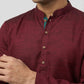 Sanman Ethnix By Raymond Orange Kurta