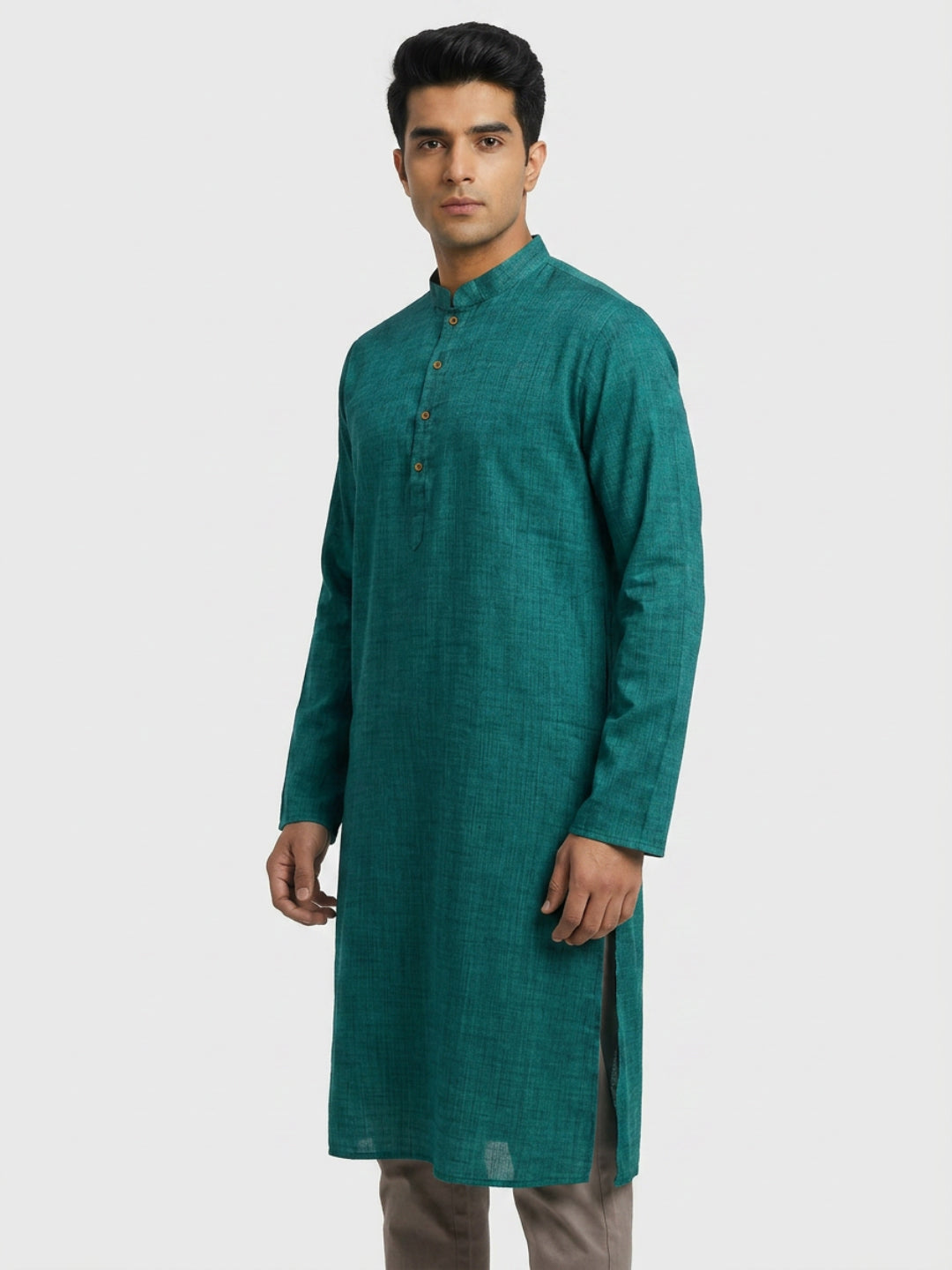 Sanman Ethnix By Raymond Orange Kurta