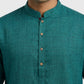 Sanman Ethnix By Raymond Orange Kurta