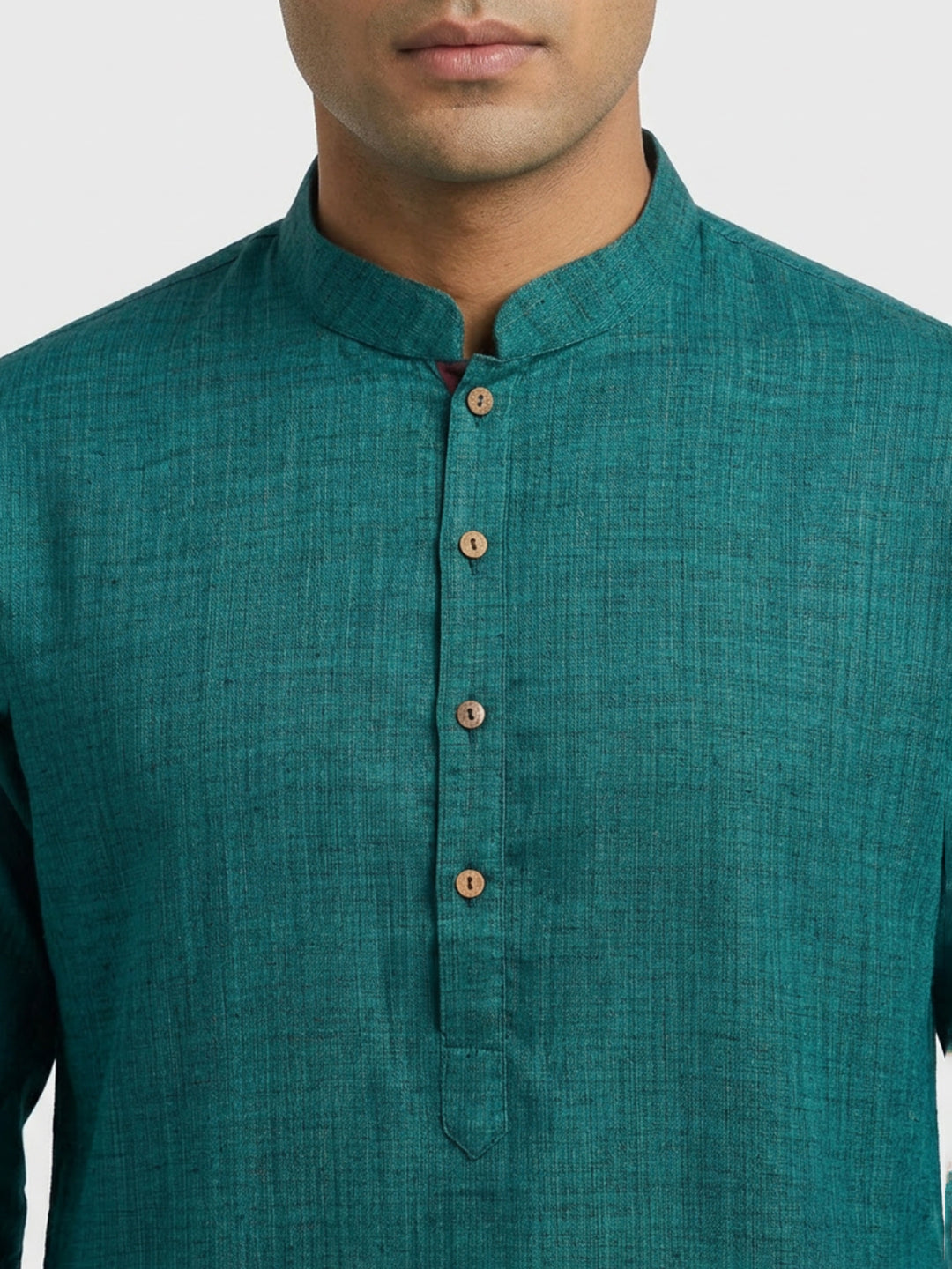 Sanman Ethnix By Raymond Orange Kurta
