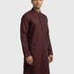 Sanman Ethnix By Raymond Orange Kurta