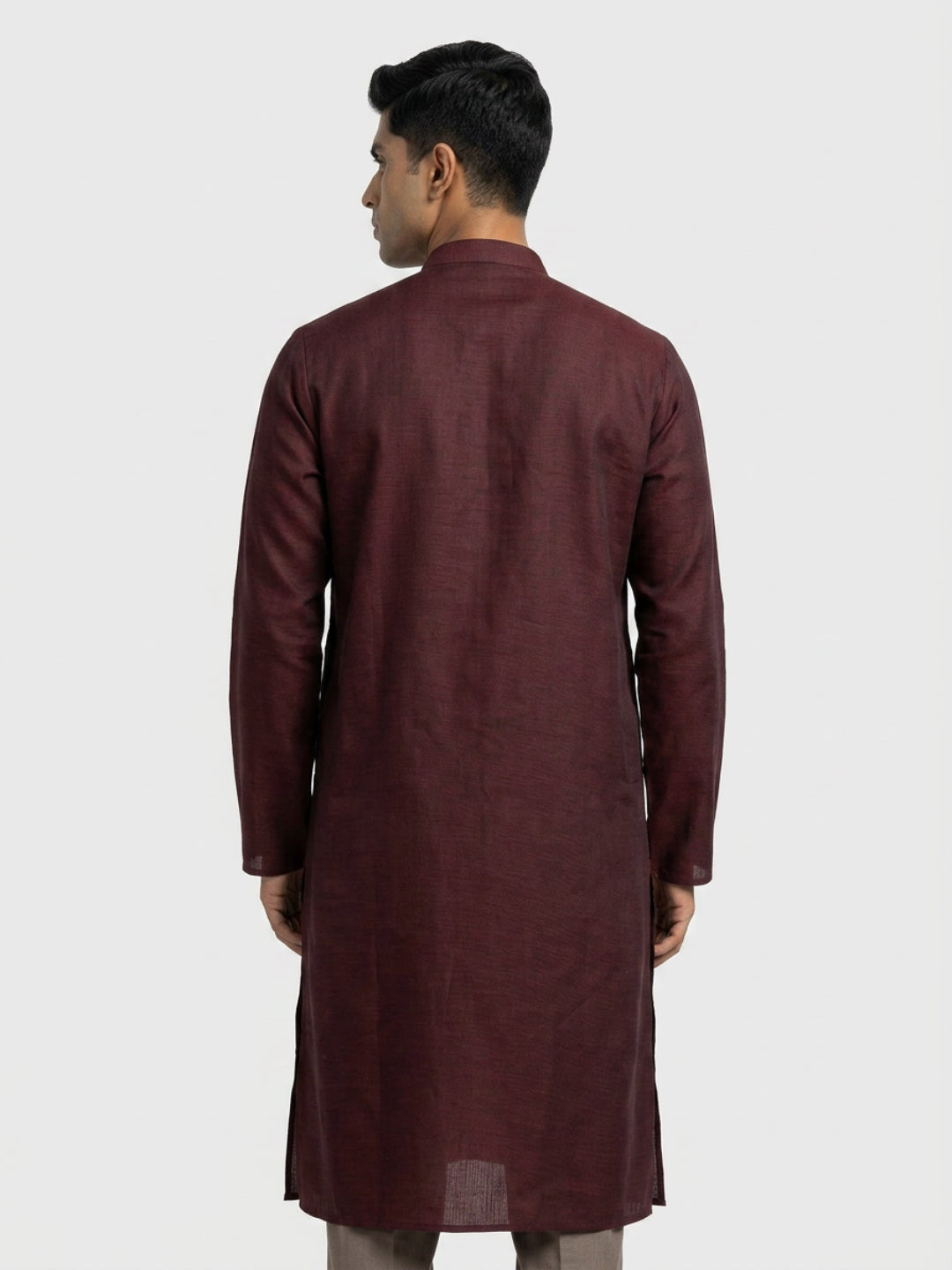 Sanman Ethnix By Raymond Orange Kurta