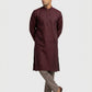 Sanman Ethnix By Raymond Orange Kurta